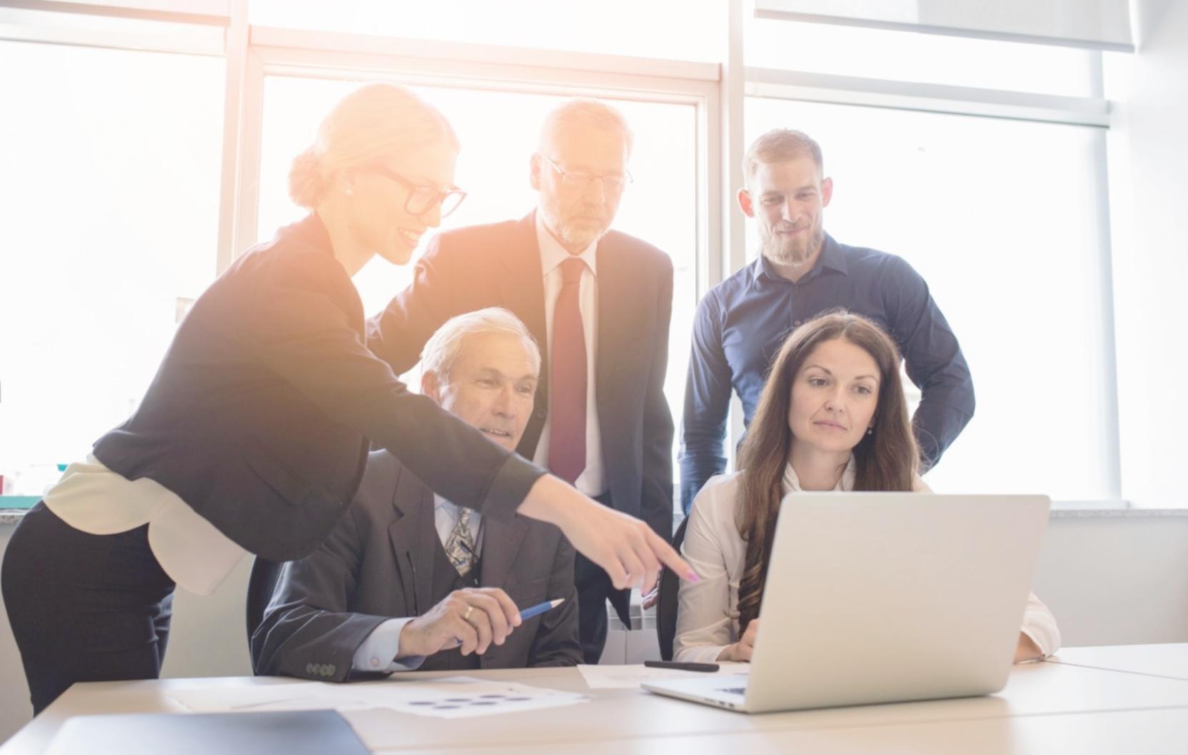 Group financial education session with interactive discussion